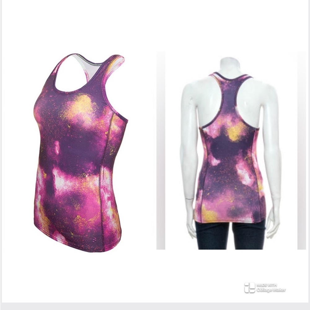 Abstract Workout Tank Top Size Medium